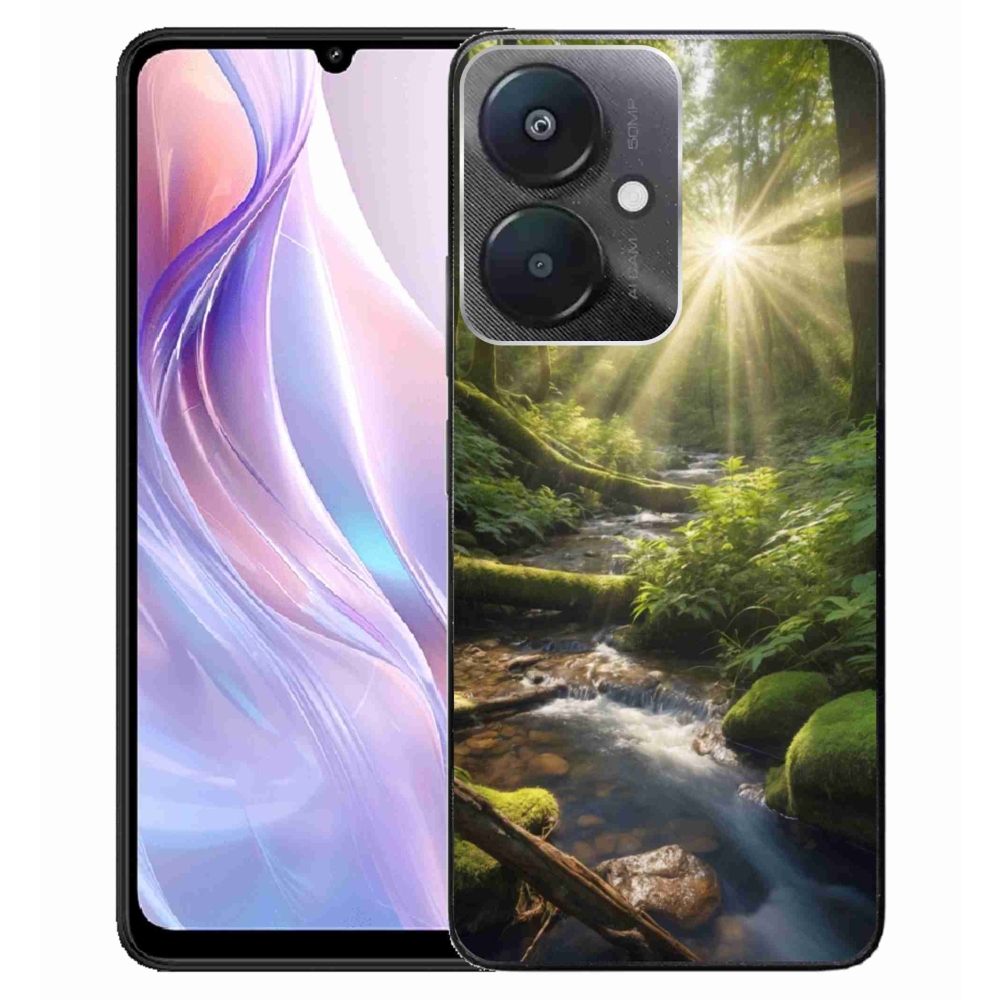 Gelový kryt mmCase na Xiaomi Redmi 13C 5G - hlubina lesa