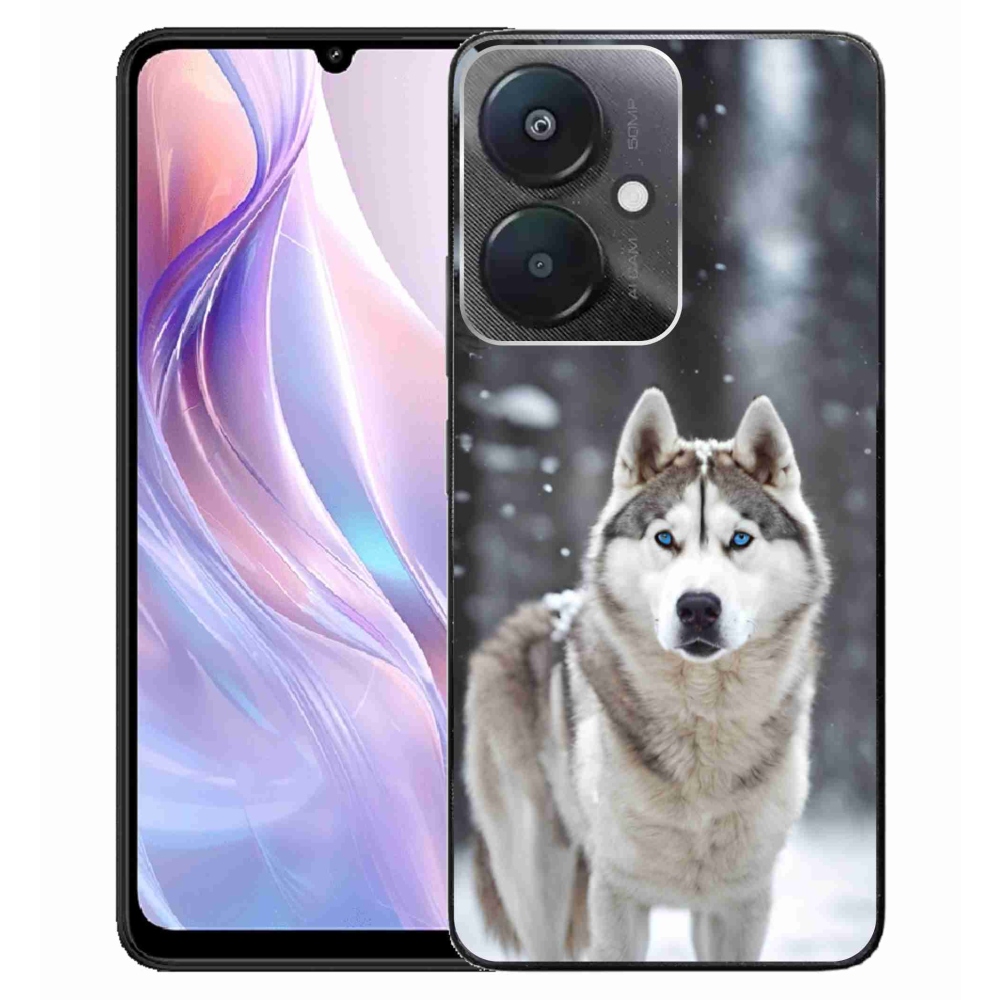 Gelový kryt mmCase na Xiaomi Redmi 13C 5G - husky 2