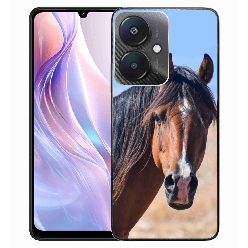Gelový kryt mmCase na Xiaomi Redmi 13C 5G - klidný kůň