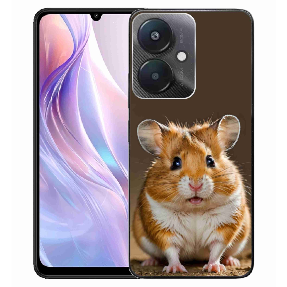 Gelový kryt mmCase na Xiaomi Redmi 13C 5G - křeček