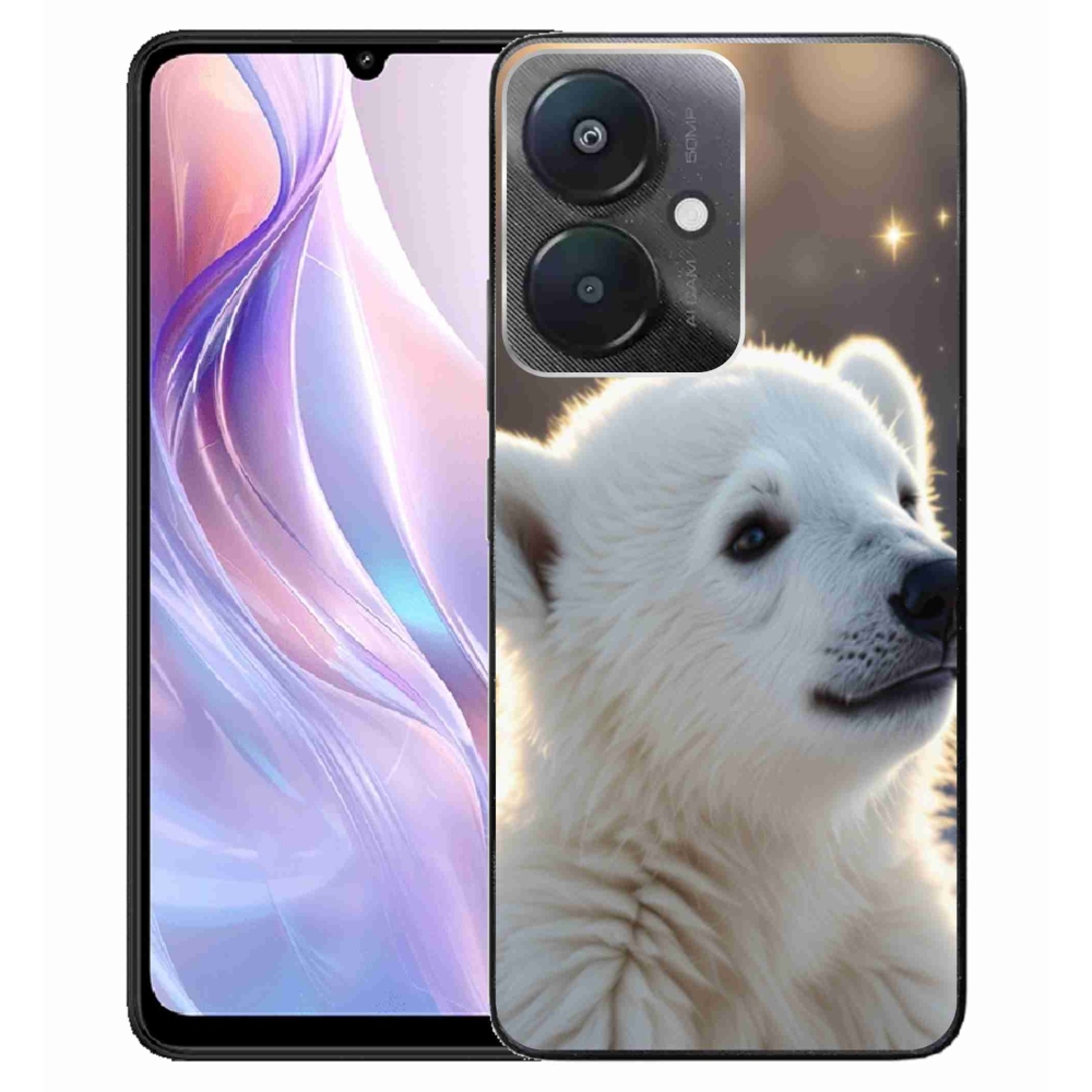 Gelový kryt mmCase na Xiaomi Redmi 13C 5G - lední medvěd