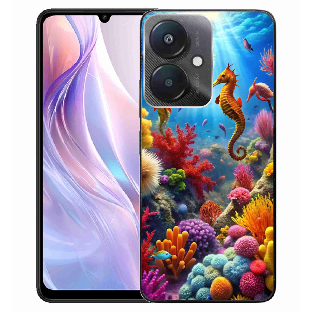 Gelový kryt mmCase na Xiaomi Redmi 13C 5G - mořský svět 3