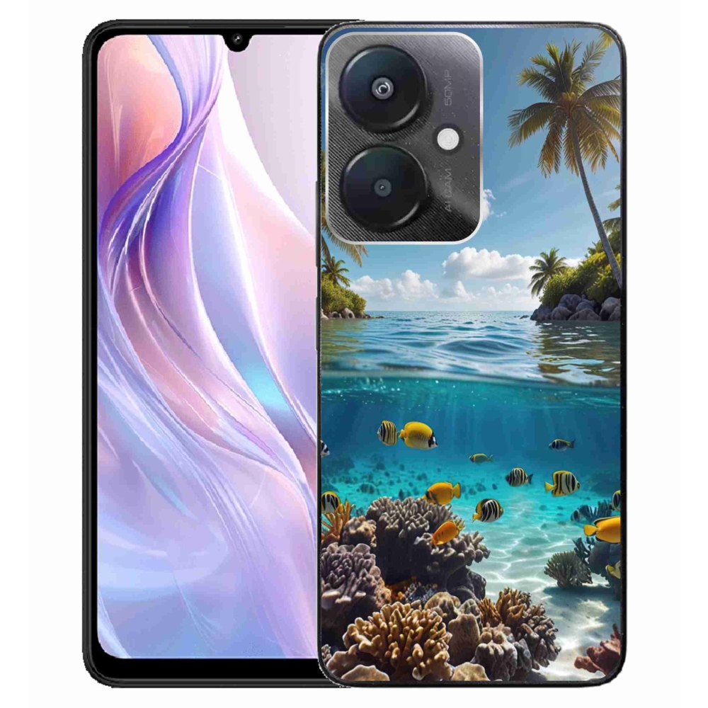 Gelový kryt mmCase na Xiaomi Redmi 13C 5G - mořský svět 4