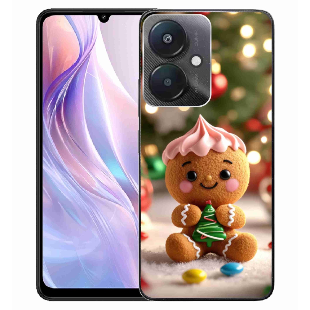 Gelový kryt mmCase na Xiaomi Redmi 13C 5G - perníček