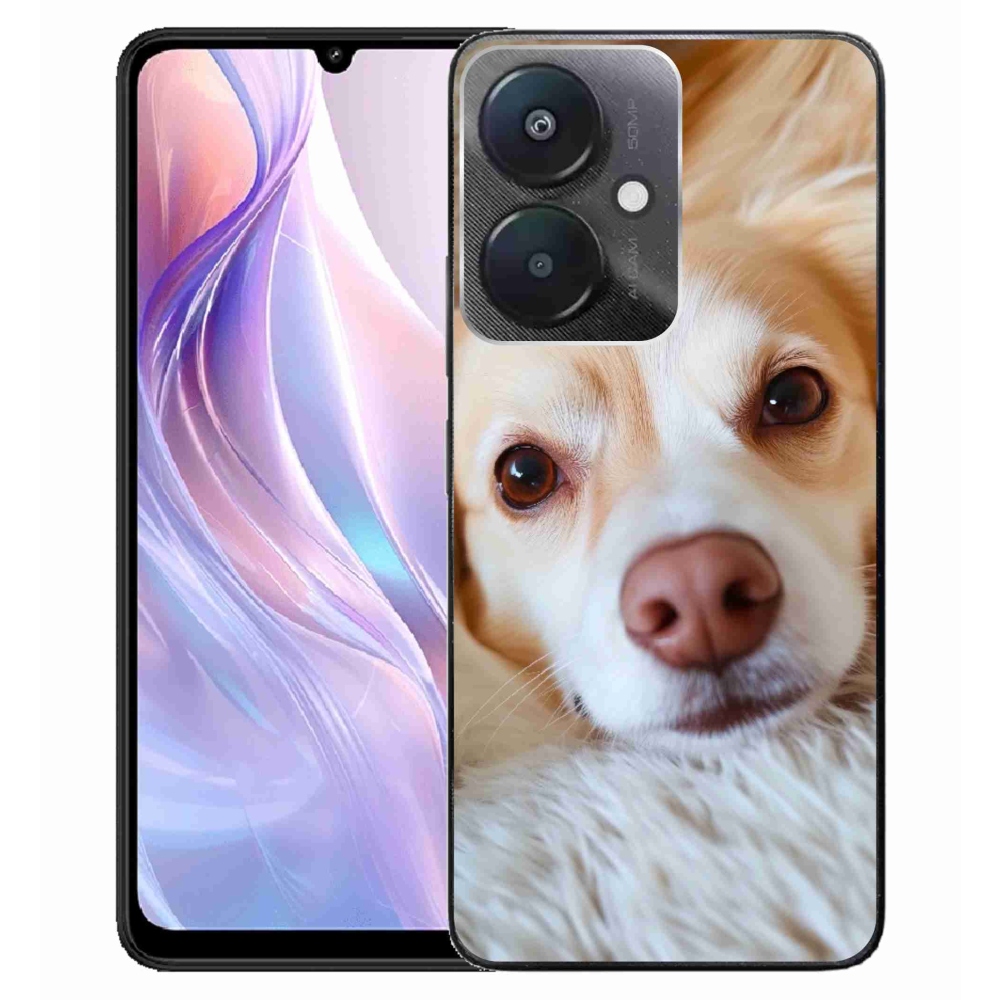 Gelový kryt mmCase na Xiaomi Redmi 13C 5G - Roztomilá čivava