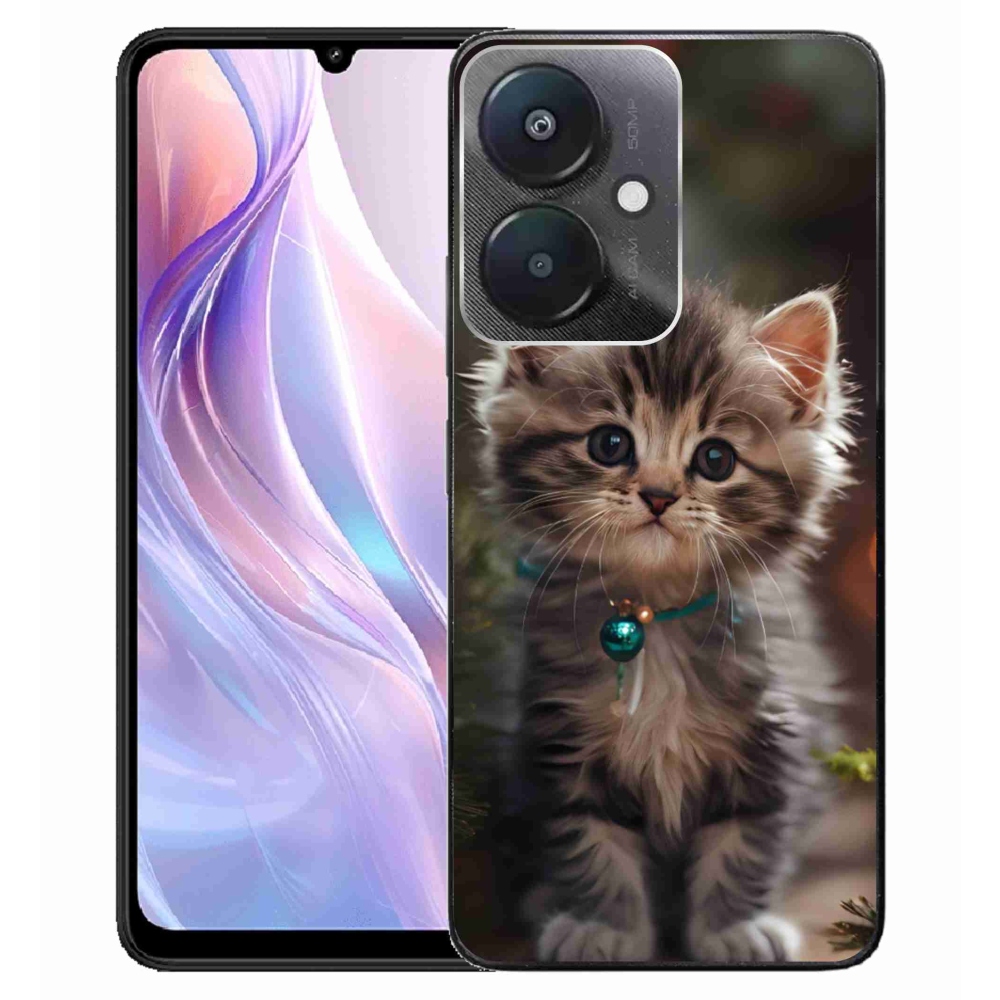 Gelový kryt mmCase na Xiaomi Redmi 13C 5G - roztomilé kotě 11