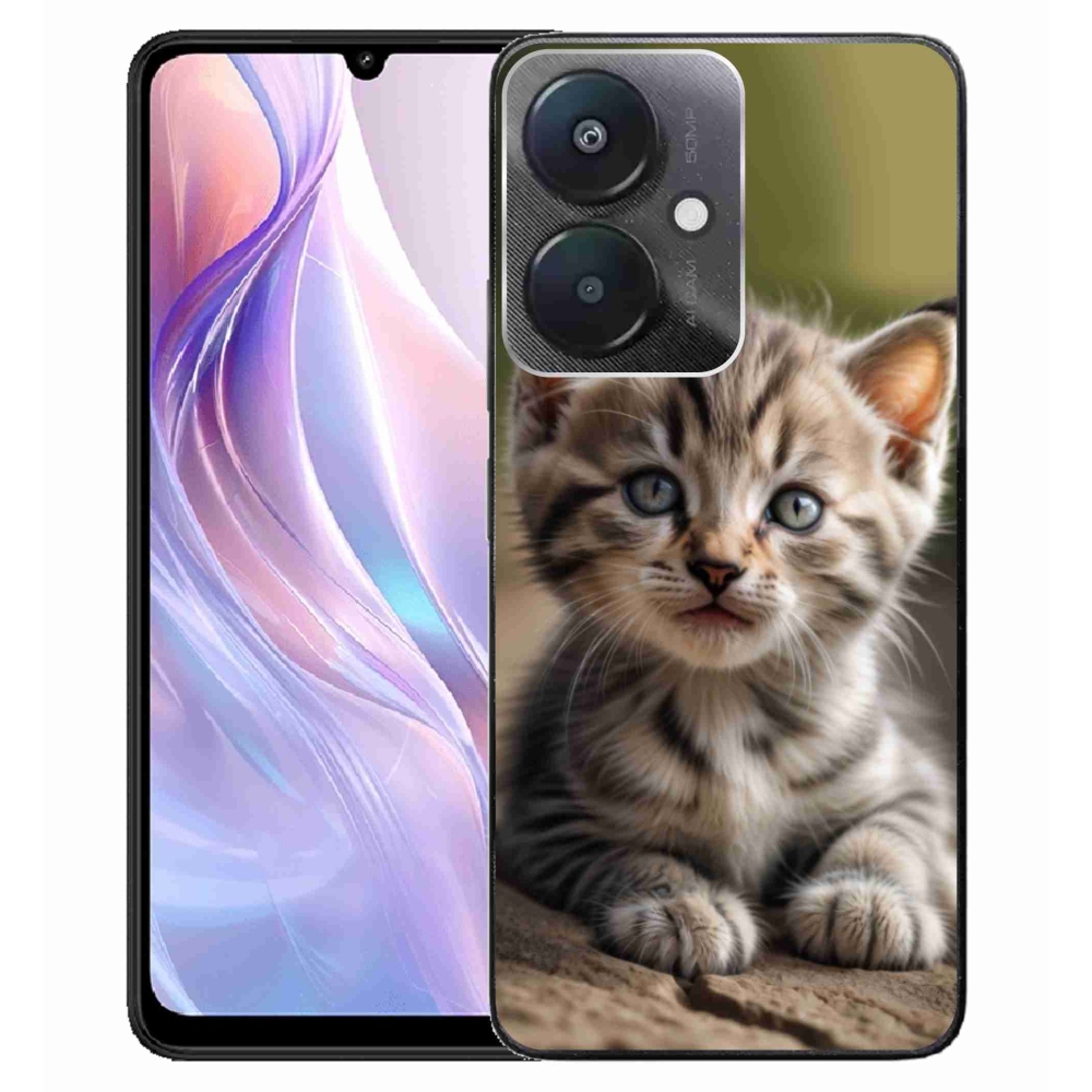 Gelový kryt mmCase na Xiaomi Redmi 13C 5G - roztomilé kotě 9