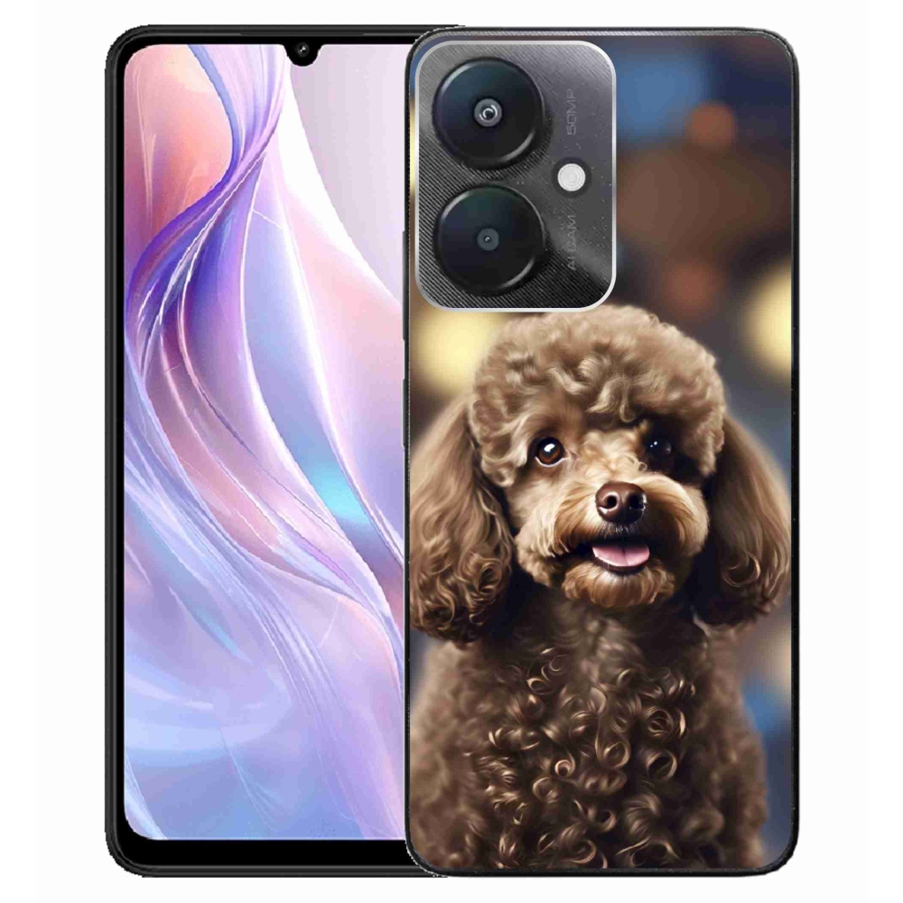 Gelový kryt mmCase na Xiaomi Redmi 13C 5G - roztomilý pudl