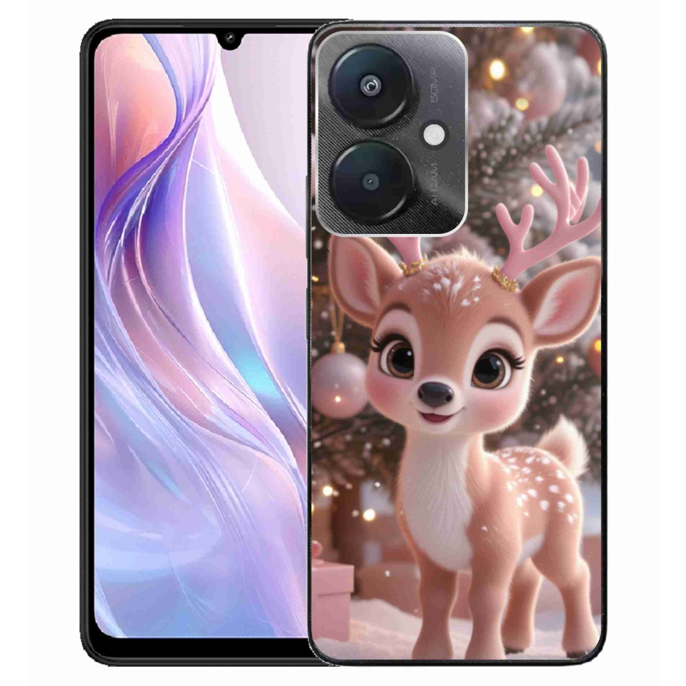 Gelový kryt mmCase na Xiaomi Redmi 13C 5G - roztomilý sob