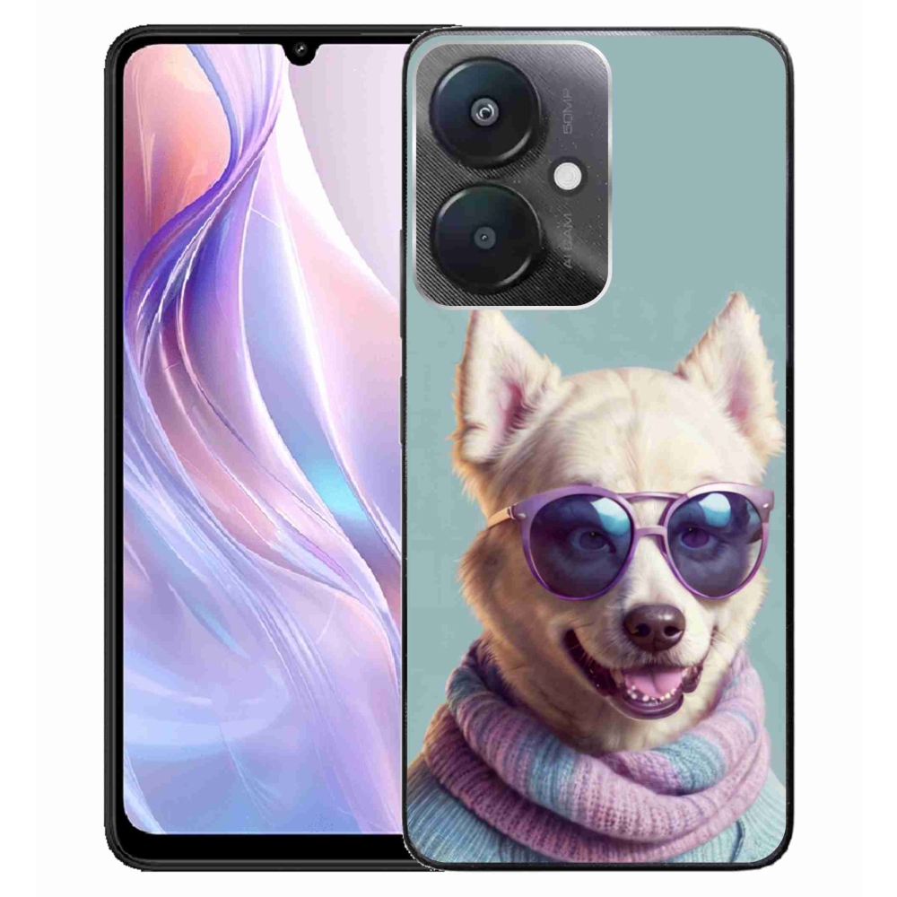 Gelový kryt mmCase na Xiaomi Redmi 13C 5G - stylový německý špic