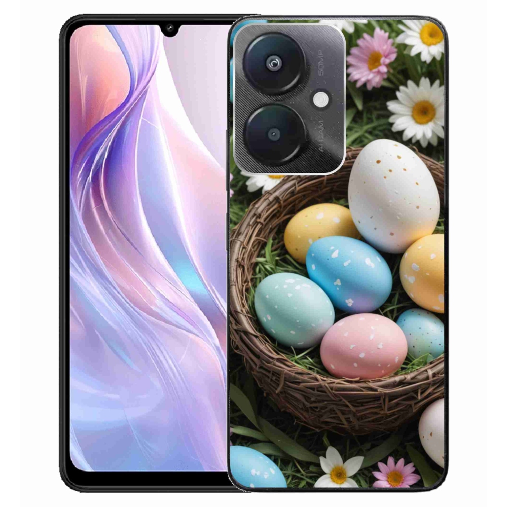 Gelový kryt mmCase na Xiaomi Redmi 13C 5G - velikonoční vajíčka 2