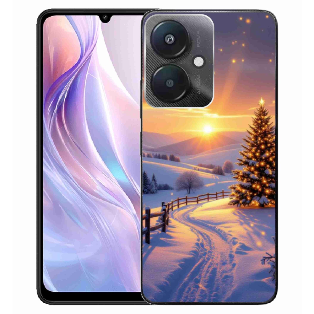 Gelový kryt mmCase na Xiaomi Redmi 13C 5G - zimní krajina