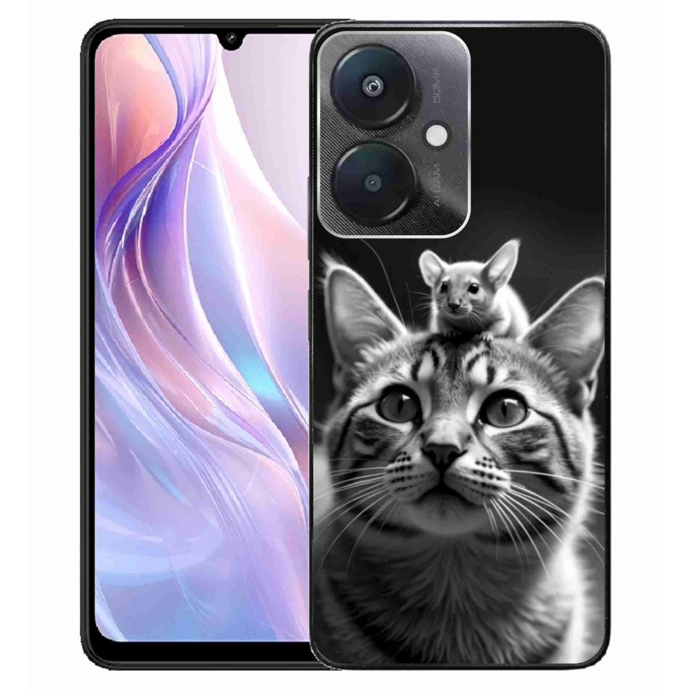 Gelový kryt mmCase na Xiaomi Redmi 13C 5G - zvířecí přátelství 2