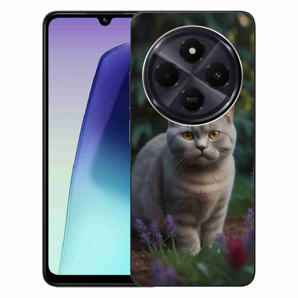 Gelový kryt mmCase na Xiaomi Redmi 14C/Poco C75 - britská kočka