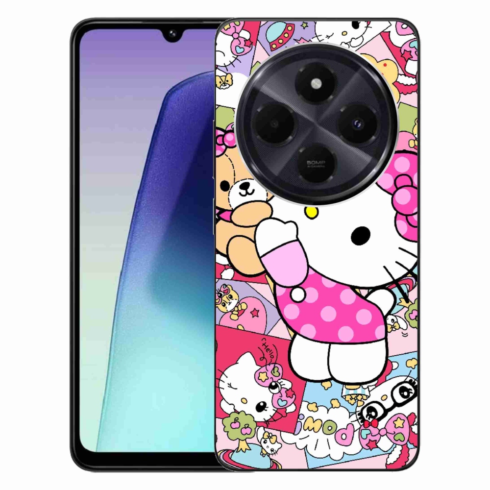 Gelový kryt mmCase na Xiaomi Redmi 14C/Poco C75 - cute kitty