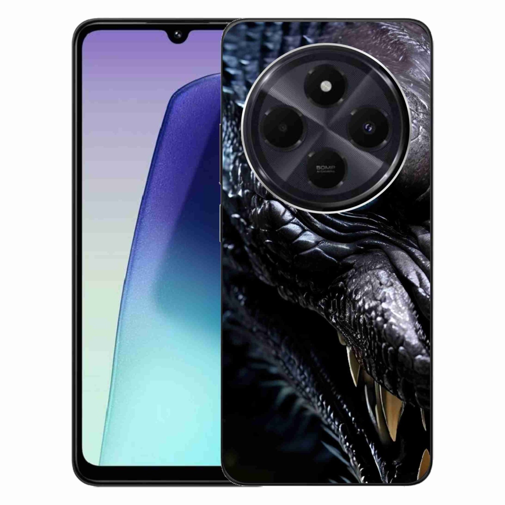Gelový kryt mmCase na Xiaomi Redmi 14C/Poco C75 - dračí pohled