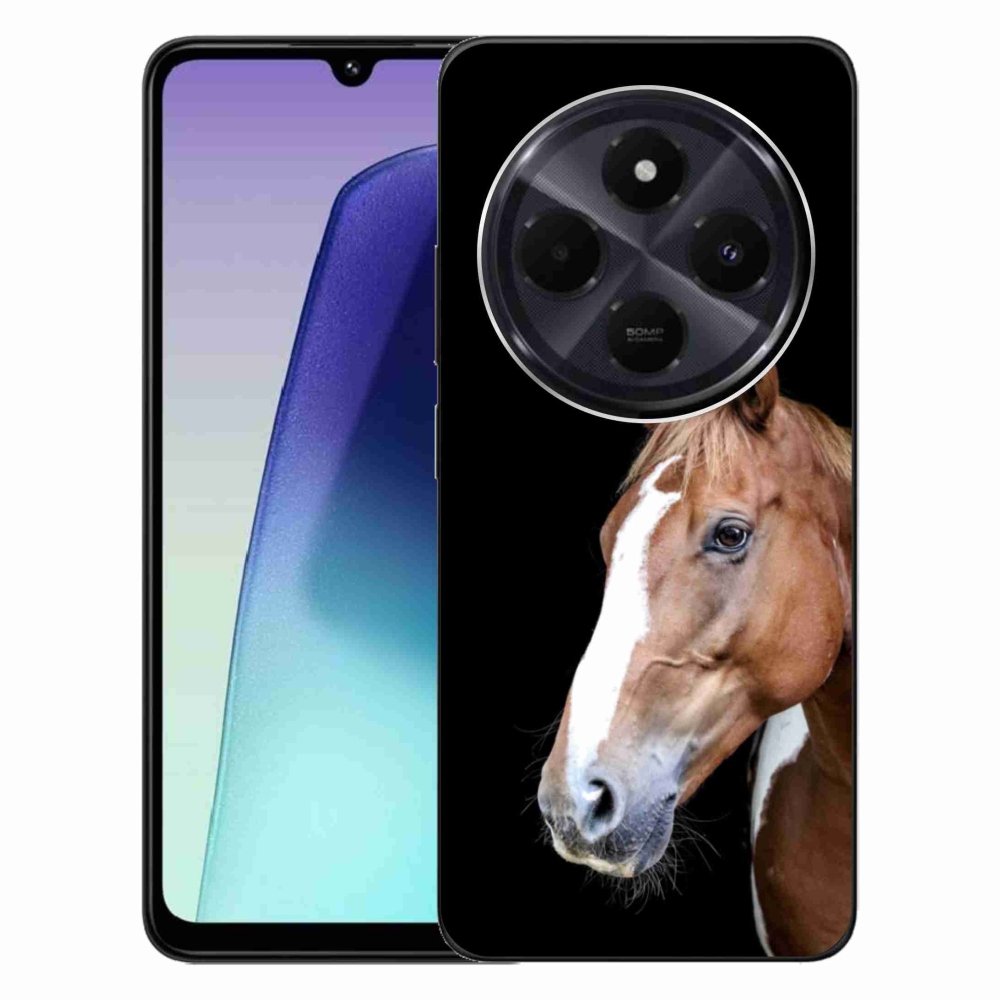 Gelový kryt mmCase na Xiaomi Redmi 14C/Poco C75 - hnědý kůň 3