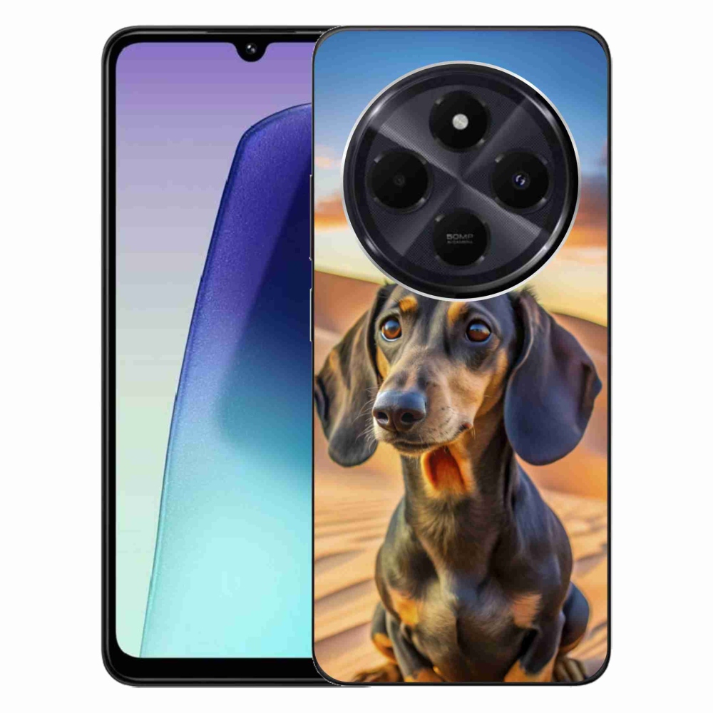 Gelový kryt mmCase na Xiaomi Redmi 14C/Poco C75 - jezevčík 3 