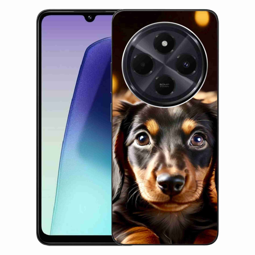 Gelový kryt mmCase na Xiaomi Redmi 14C/Poco C75 - jezevčík