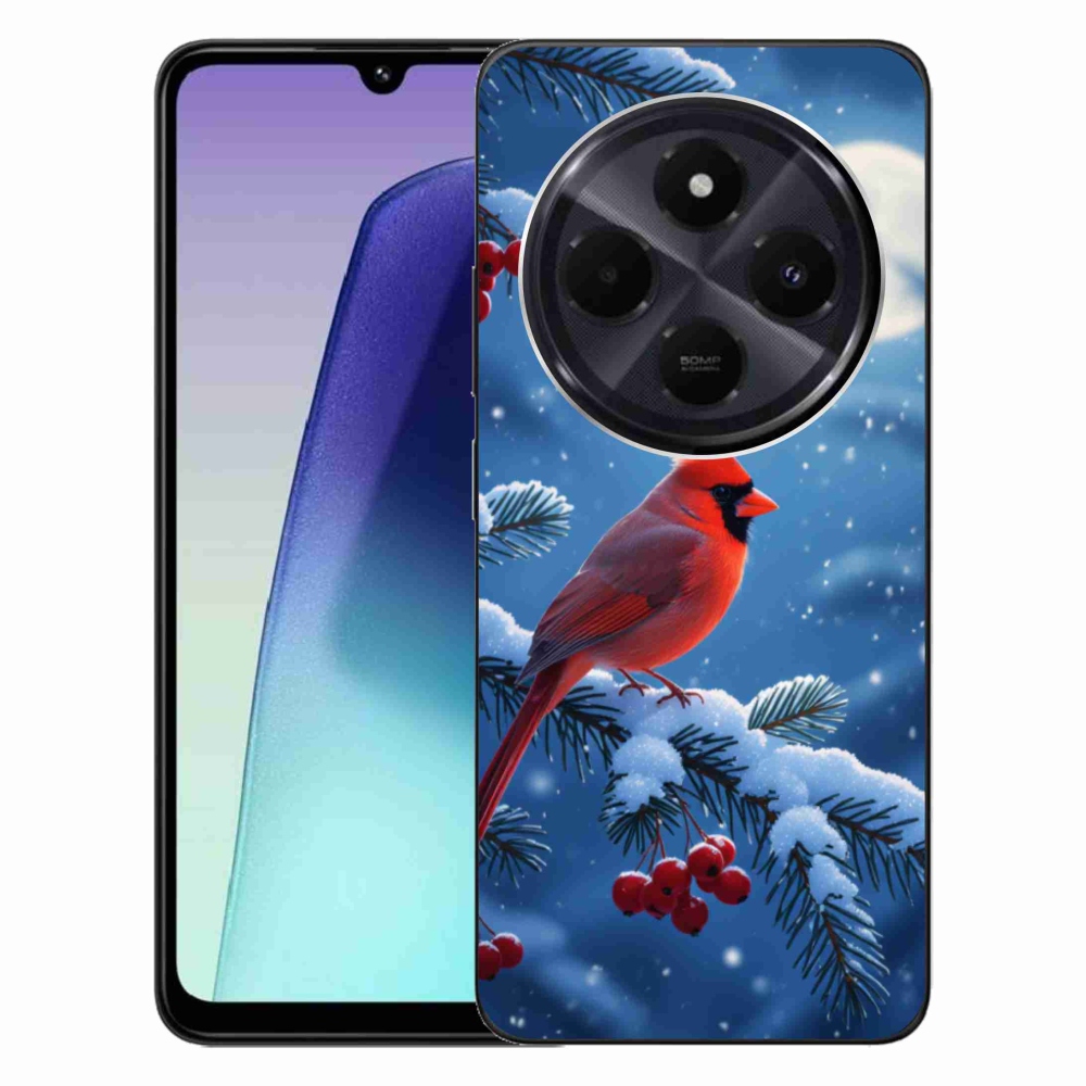 Gelový kryt mmCase na Xiaomi Redmi 14C/Poco C75 - kardinál červený