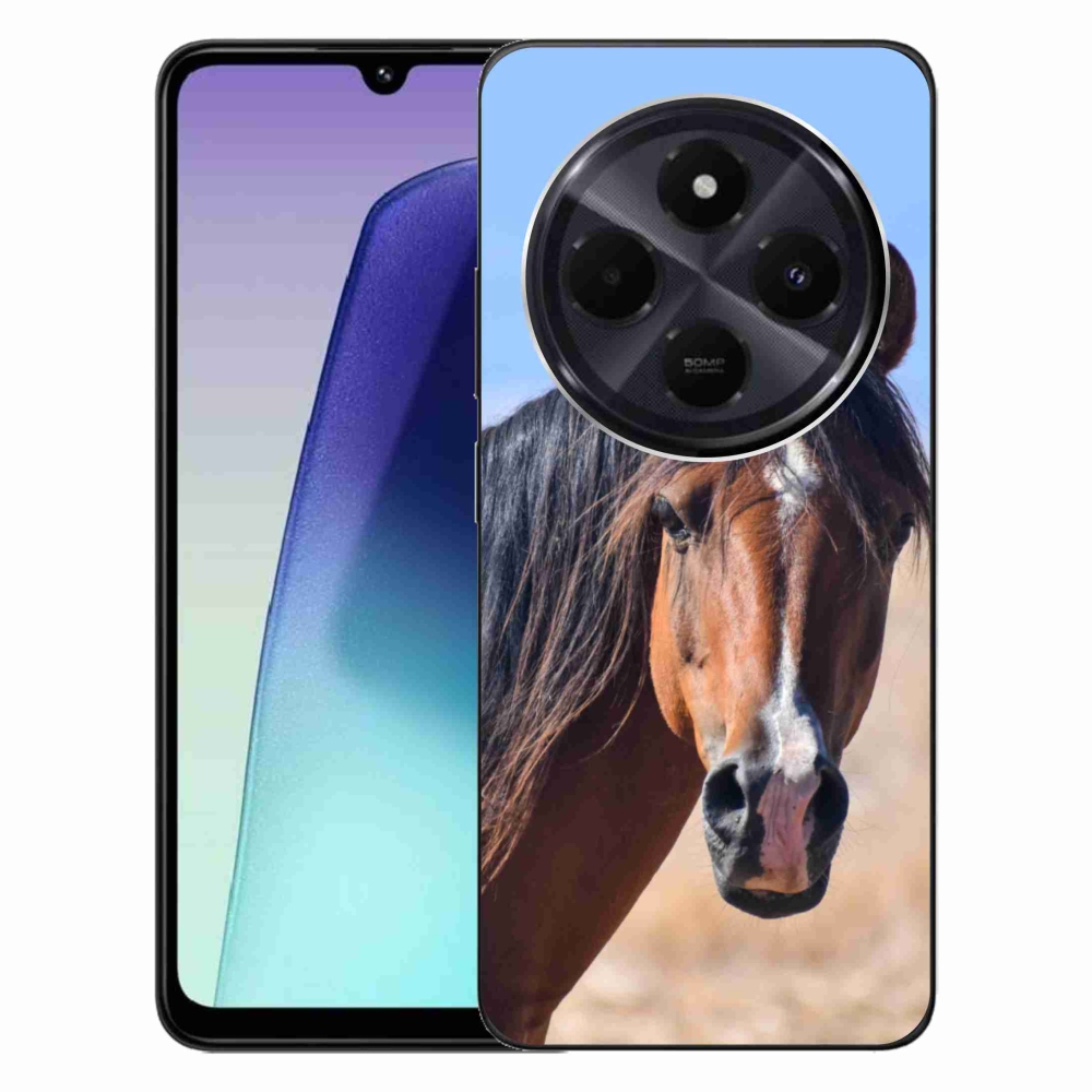 Gelový kryt mmCase na Xiaomi Redmi 14C/Poco C75 - klidný kůň