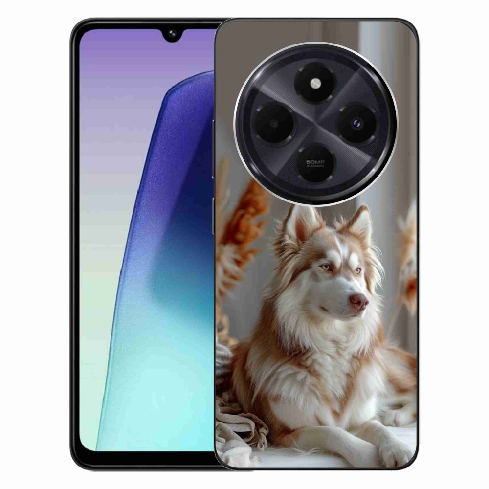 Gelový kryt mmCase na Xiaomi Redmi 14C/Poco C75 - klidný sibiřský husky