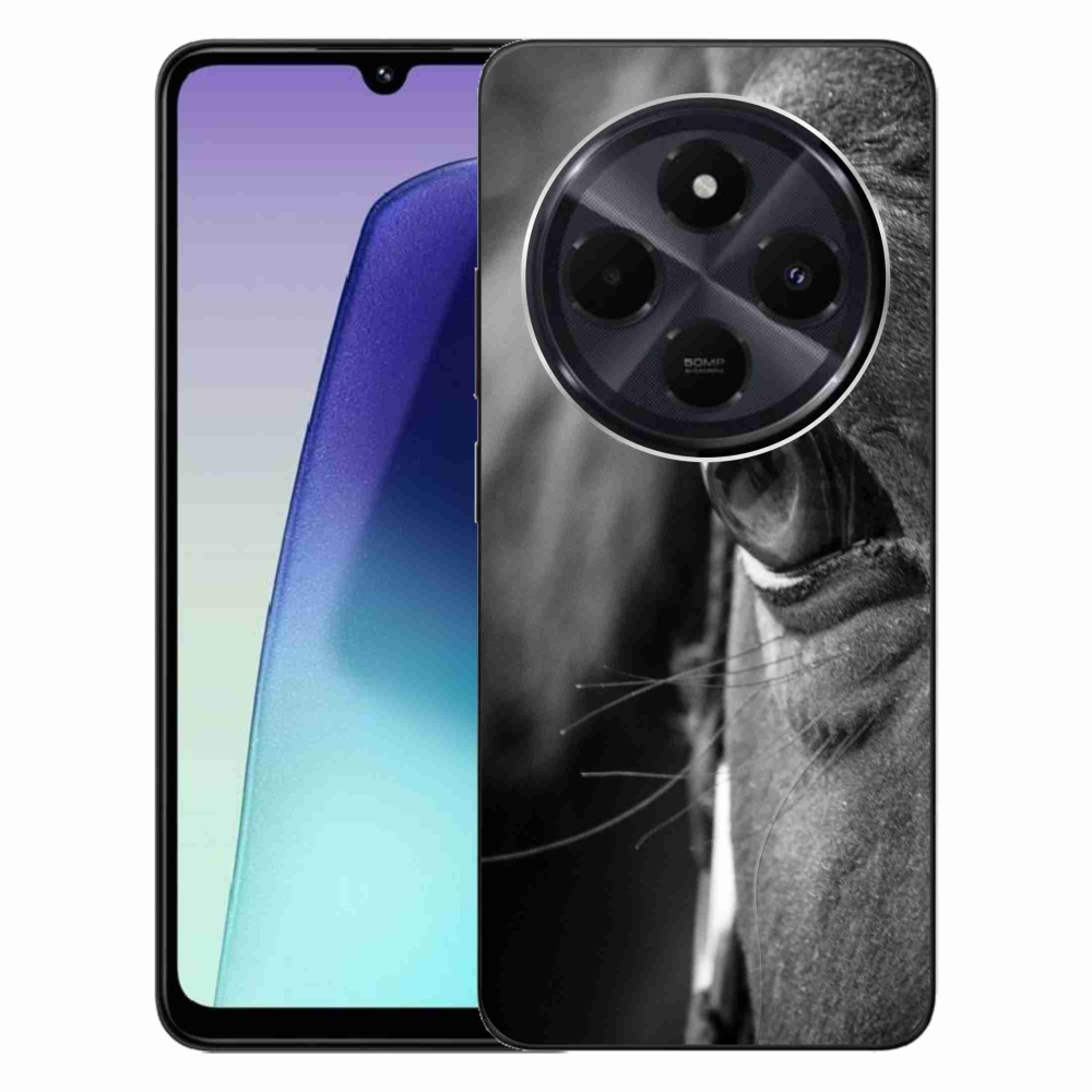Gelový kryt mmCase na Xiaomi Redmi 14C/Poco C75 - koňský pohled