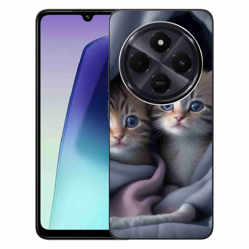 Gelový kryt mmCase na Xiaomi Redmi 14C/Poco C75 - kočičí duo 2