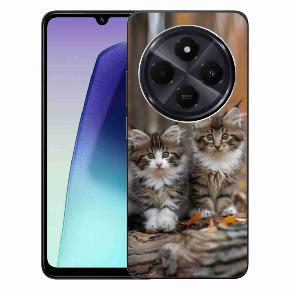 Gelový kryt mmCase na Xiaomi Redmi 14C/Poco C75 - kočičí duo 3