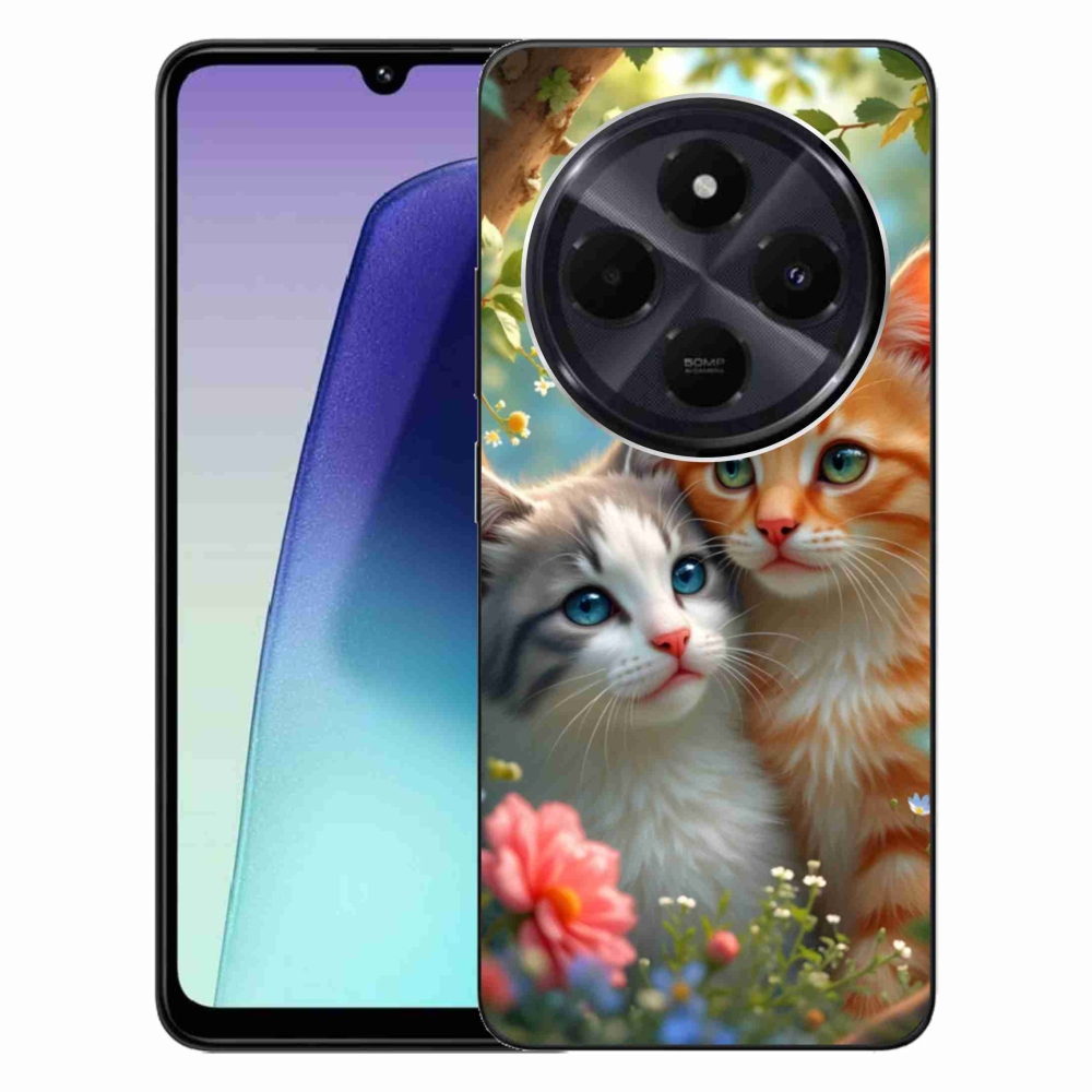 Gelový kryt mmCase na Xiaomi Redmi 14C/Poco C75 - kočičí láska 2