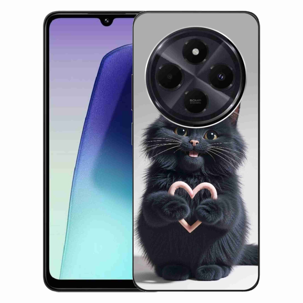 Gelový kryt mmCase na Xiaomi Redmi 14C/Poco C75 - kočičí láska 3