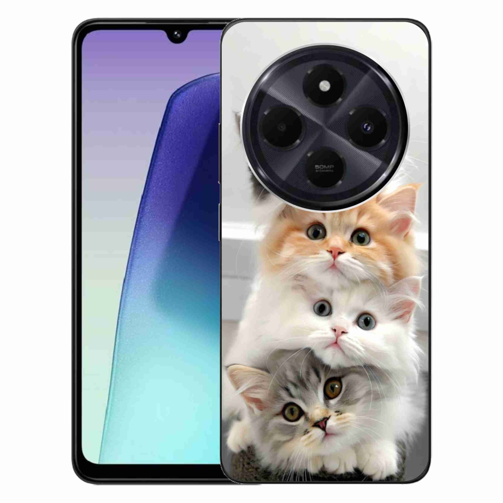Gelový kryt mmCase na Xiaomi Redmi 14C/Poco C75 - kočičí parta