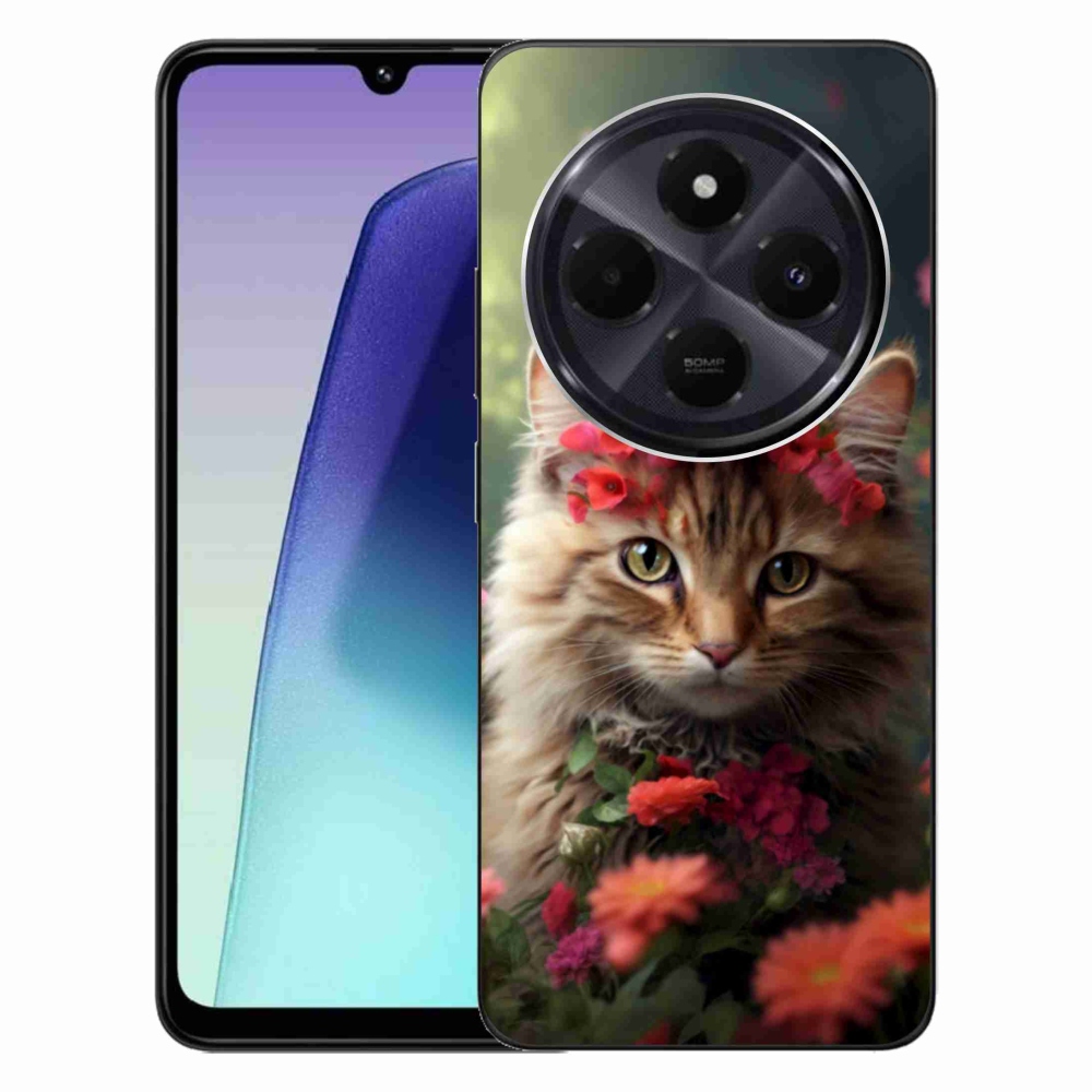 Gelový kryt mmCase na Xiaomi Redmi 14C/Poco C75 - kočíčí princezna