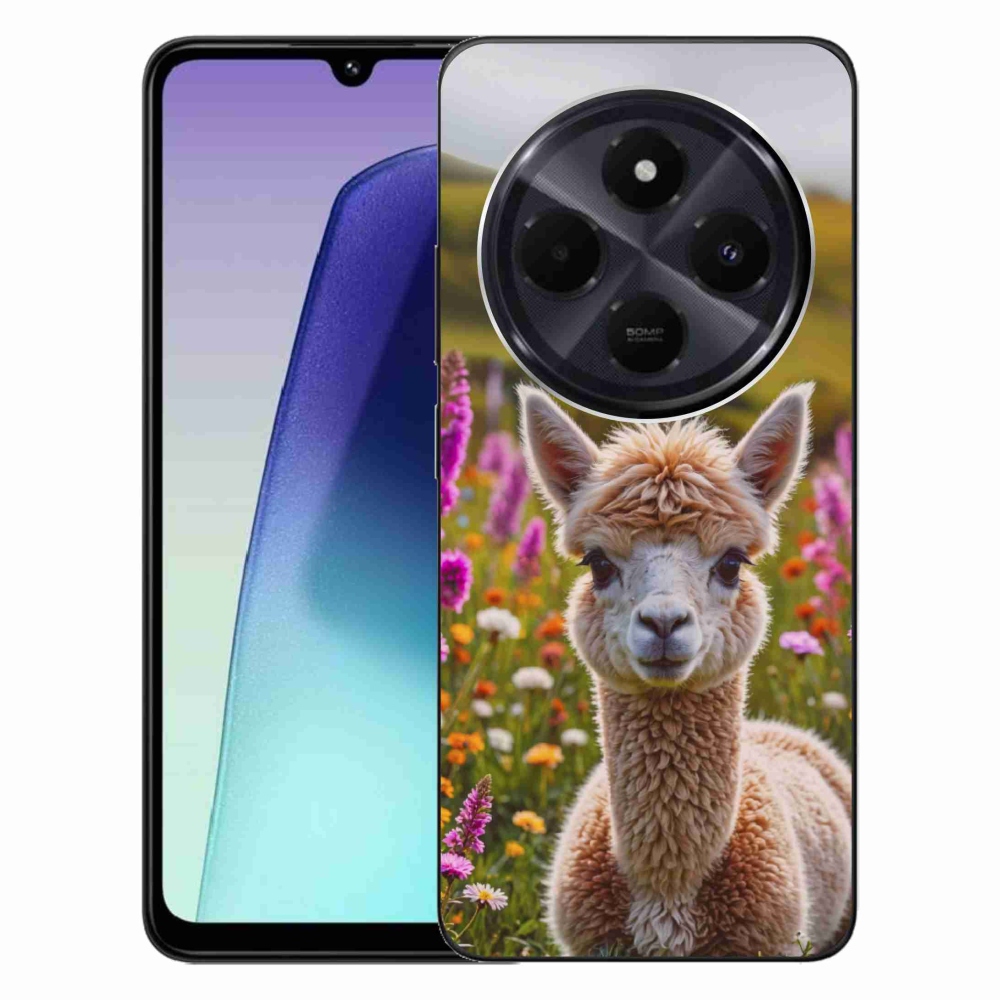 Gelový kryt mmCase na Xiaomi Redmi 14C/Poco C75 - lama na louce