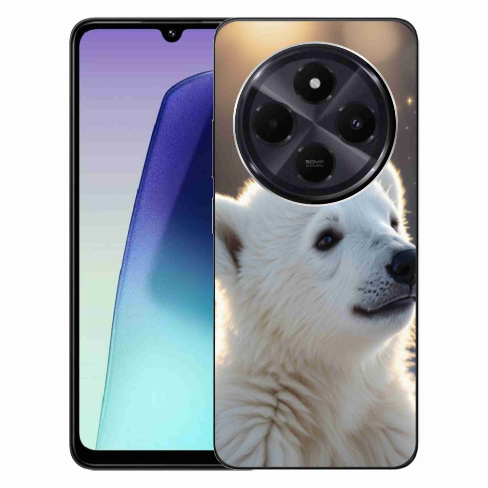 Gelový kryt mmCase na Xiaomi Redmi 14C/Poco C75 - lední medvěd