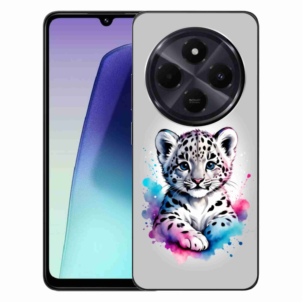 Gelový kryt mmCase na Xiaomi Redmi 14C/Poco C75 - levhartí mládě