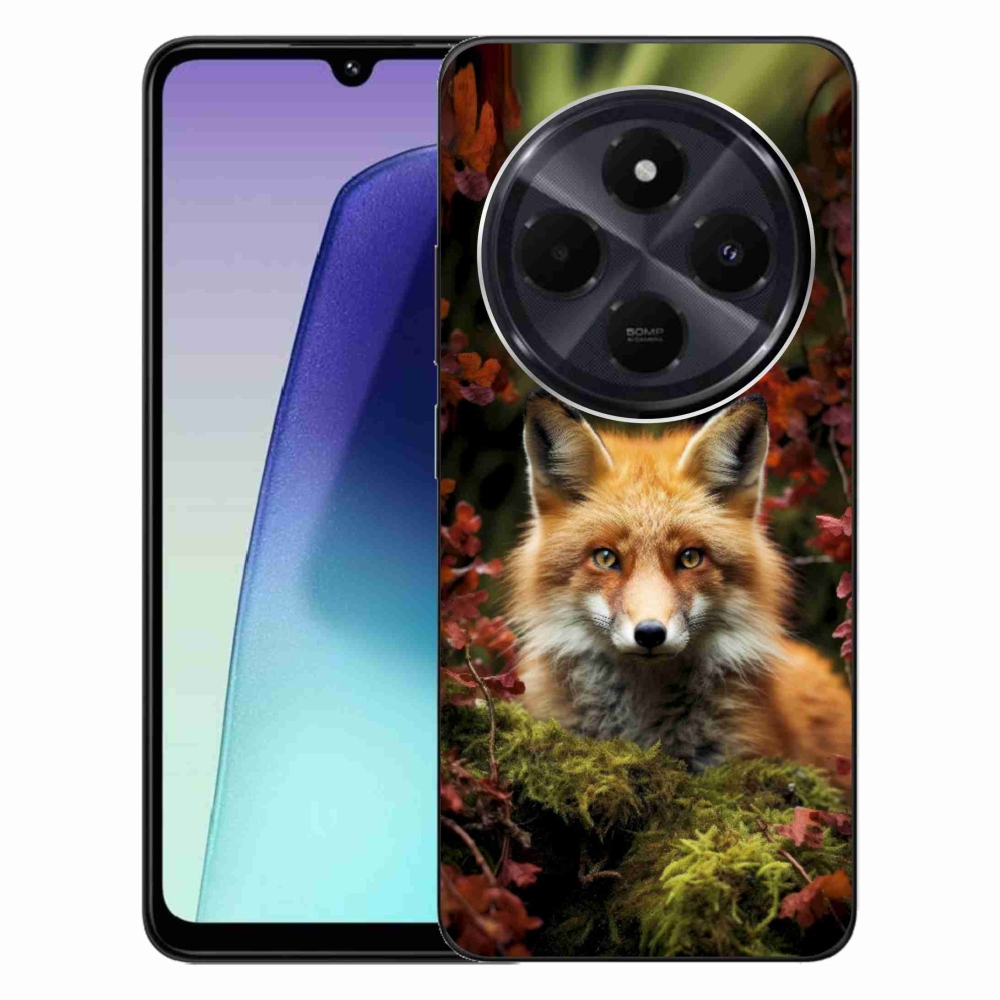 Gelový kryt mmCase na Xiaomi Redmi 14C/Poco C75 - liška v lese