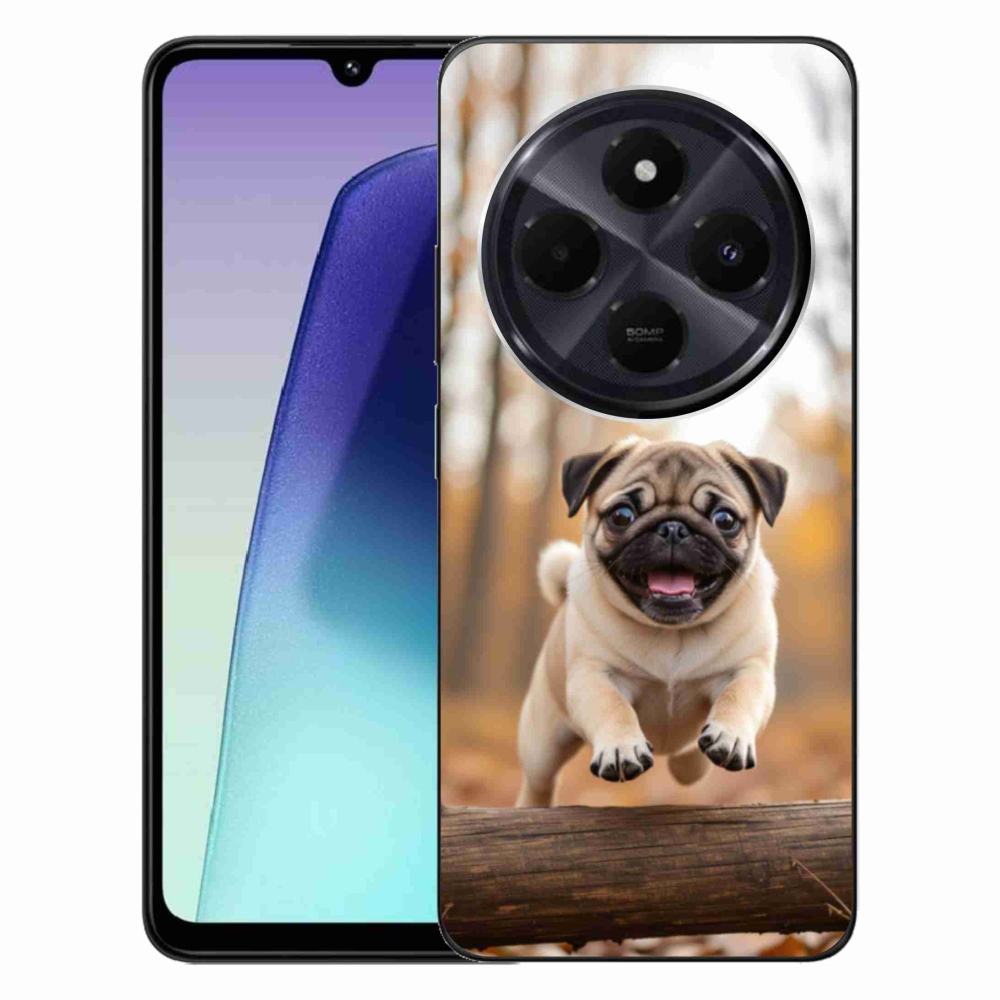 Gelový kryt mmCase na Xiaomi Redmi 14C/Poco C75 - mops 2