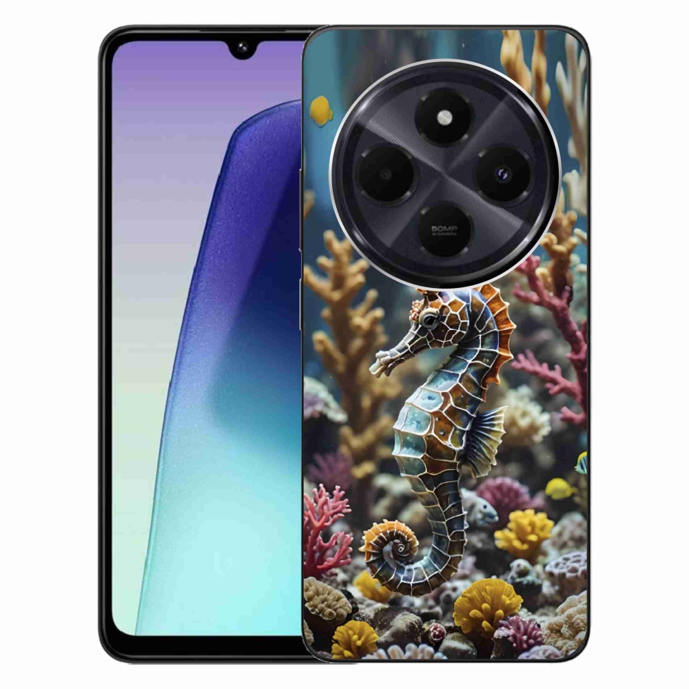 Gelový kryt mmCase na Xiaomi Redmi 14C/Poco C75 - mořský koník 2