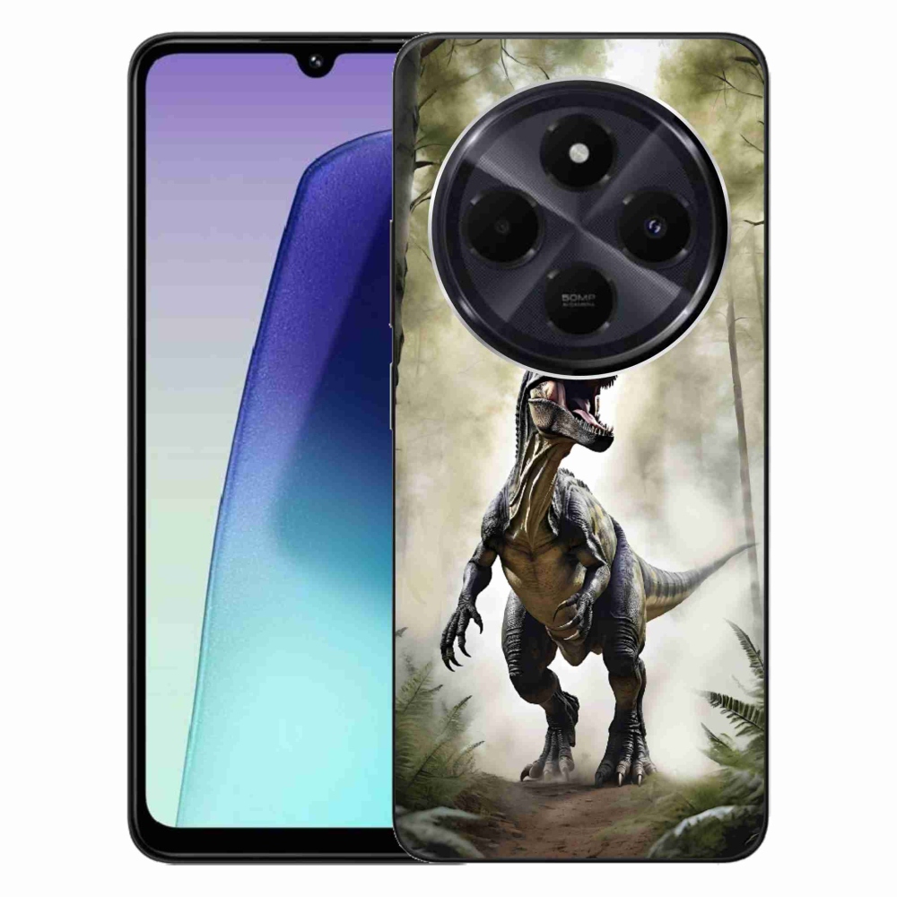 Gelový kryt mmCase na Xiaomi Redmi 14C/Poco C75 - naštvaný T-Rex
