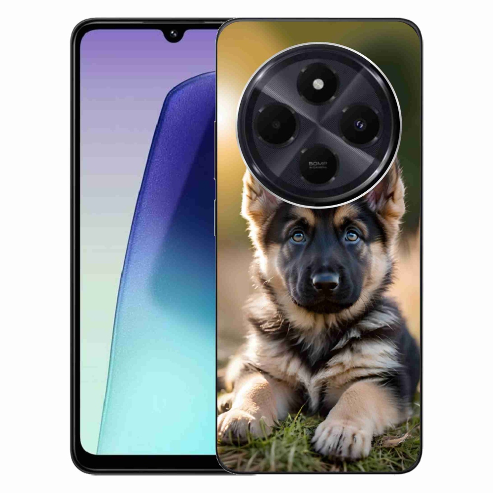 Gelový kryt mmCase na Xiaomi Redmi 14C/Poco C75 - německý ovčák v přírodě