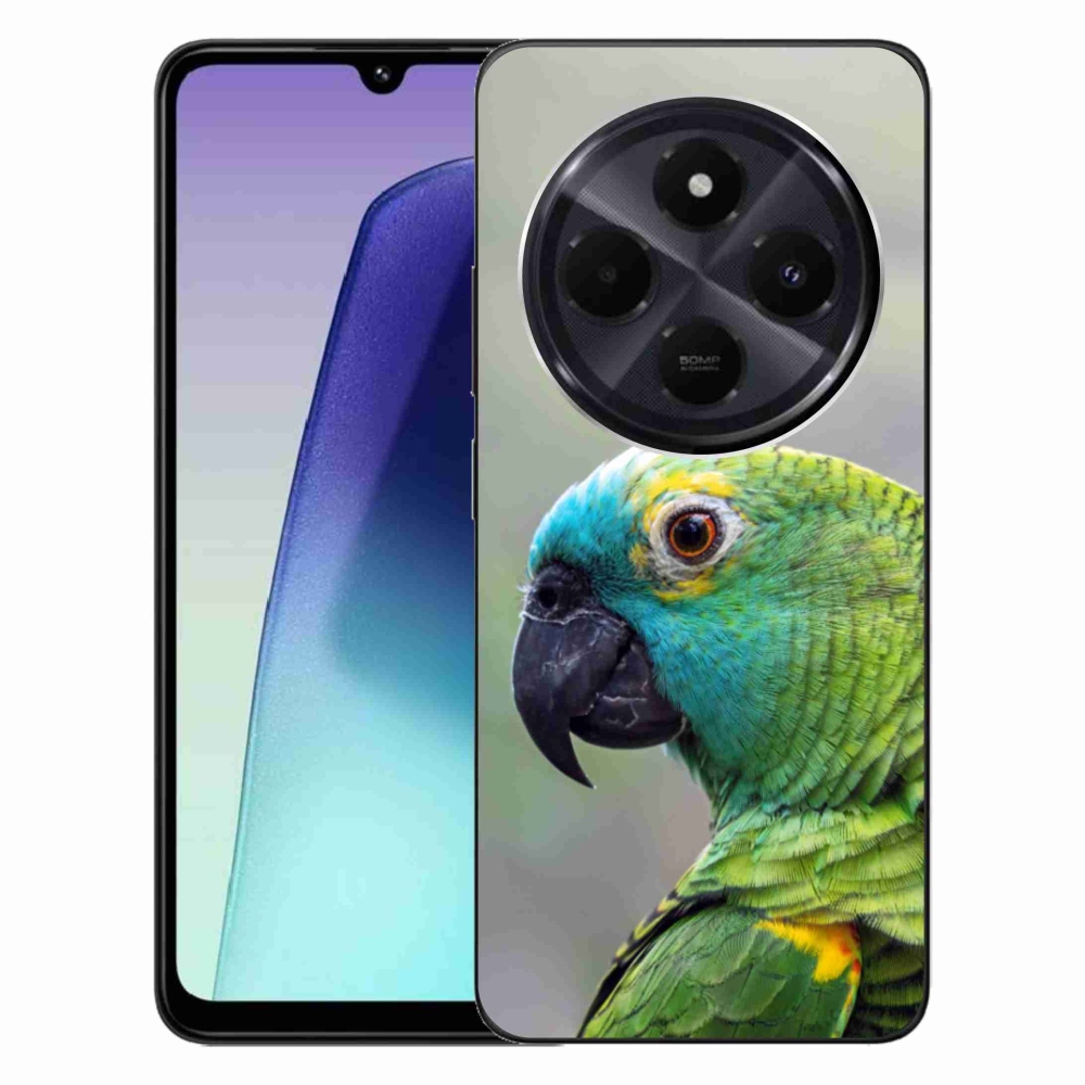 Gelový kryt mmCase na Xiaomi Redmi 14C/Poco C75 - papoušek amazoňan