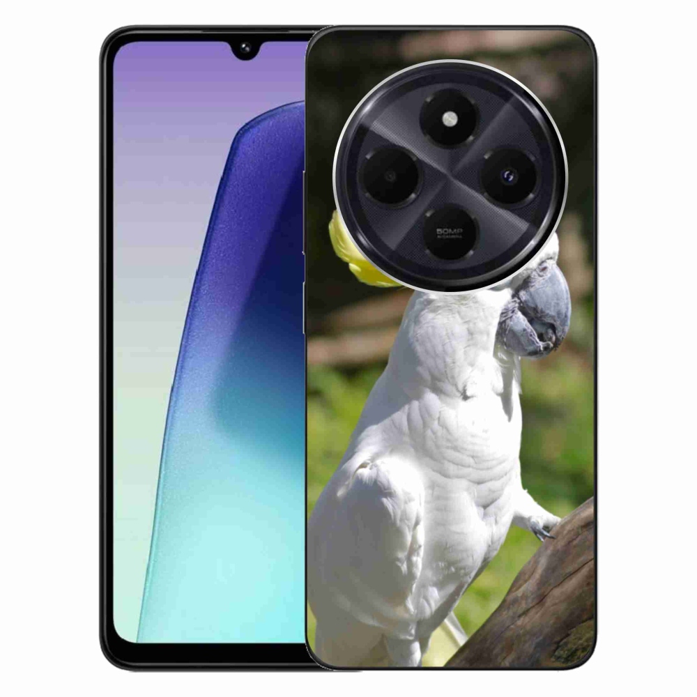 Gelový kryt mmCase na Xiaomi Redmi 14C/Poco C75 - papoušek kakadu 2