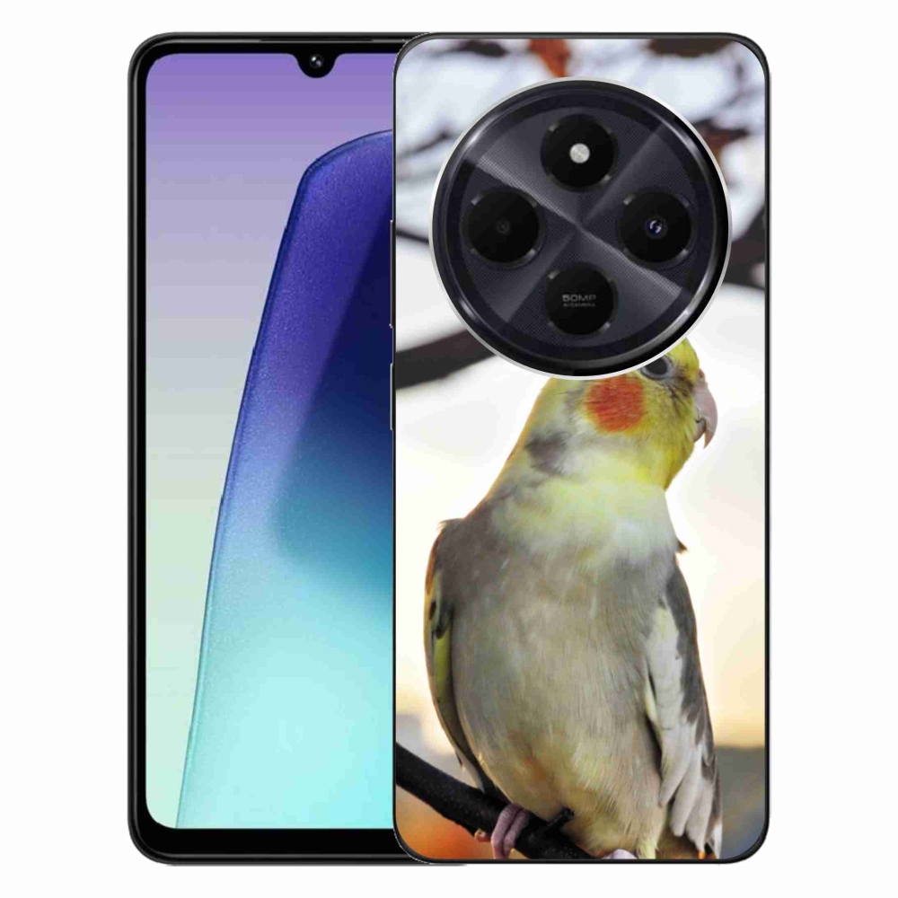 Gelový kryt mmCase na Xiaomi Redmi 14C/Poco C75 - papoušek korela