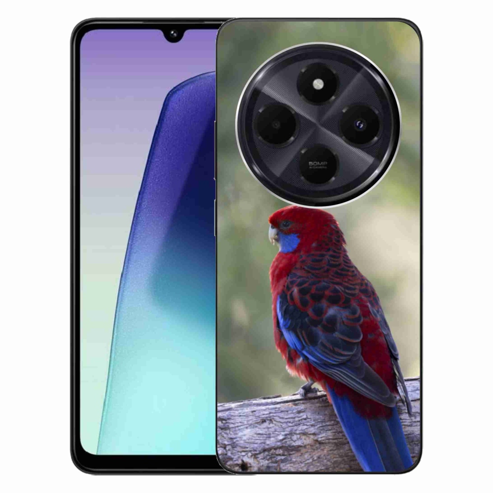 Gelový kryt mmCase na Xiaomi Redmi 14C/Poco C75 - papoušek rosela