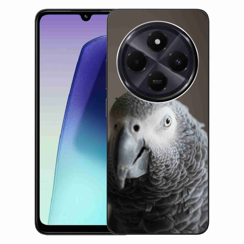 Gelový kryt mmCase na Xiaomi Redmi 14C/Poco C75 - papoušek žako 2
