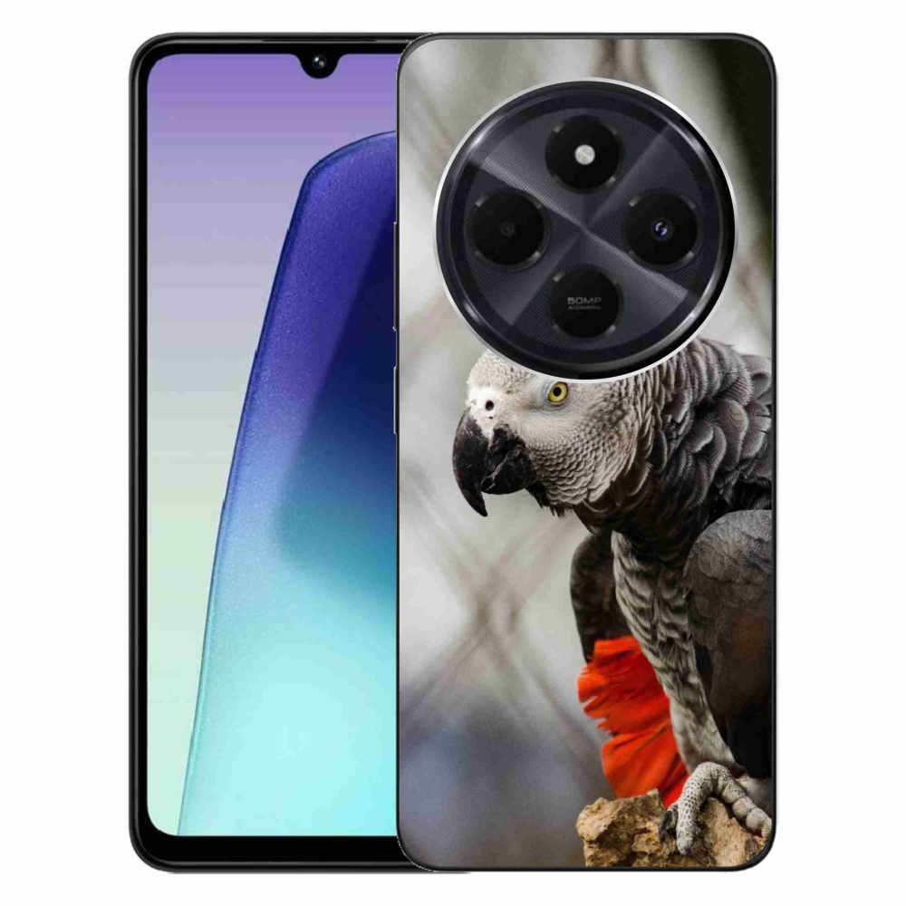 Gelový kryt mmCase na Xiaomi Redmi 14C/Poco C75 - papoušek žako 3