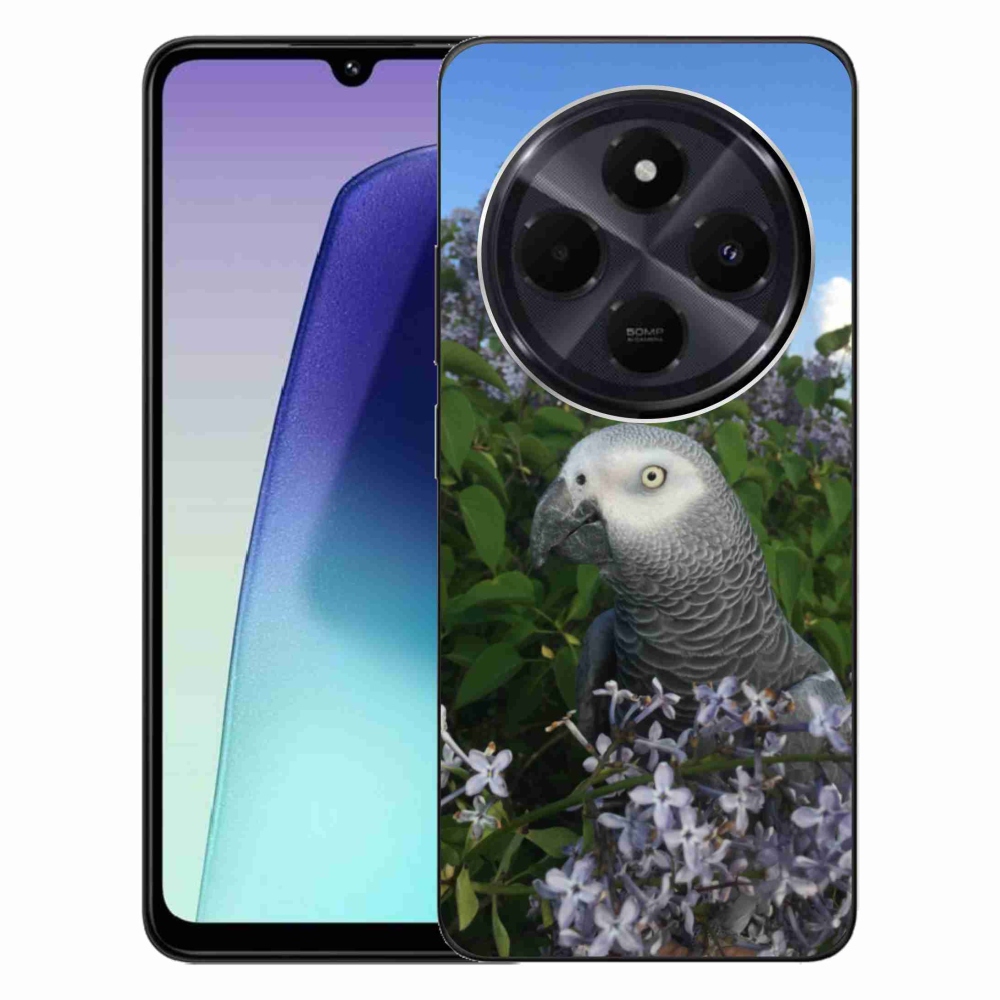 Gelový kryt mmCase na Xiaomi Redmi 14C/Poco C75 - papoušek žako