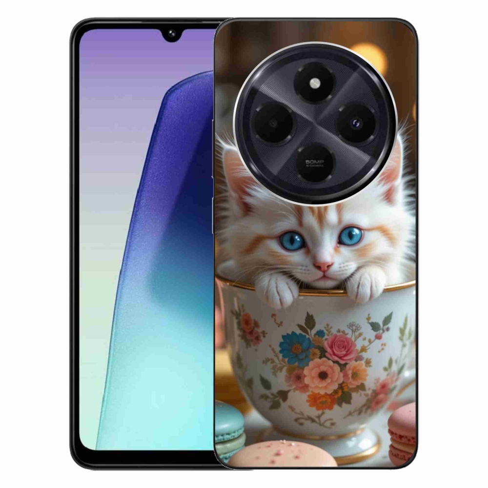 Gelový kryt mmCase na Xiaomi Redmi 14C/Poco C75 - roztomilé kotě 6