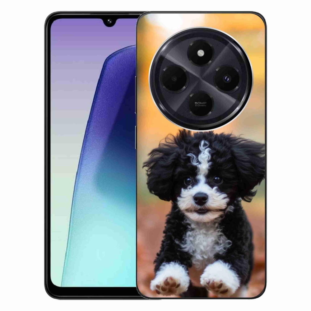 Gelový kryt mmCase na Xiaomi Redmi 14C/Poco C75 - roztomilé štěně 2
